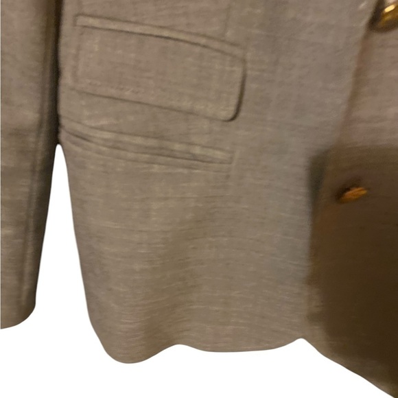 J CREW schoolboy blazer jacket gold buttons pockets preppy college navy Gray - Picture 2 of 14
